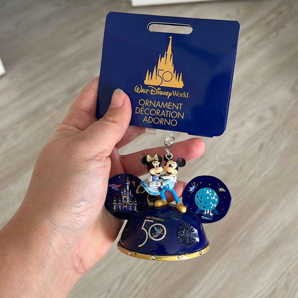 Disney world 50th Christmas ornament